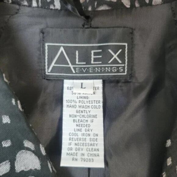 Alex Evenings Wrap Front Side Tie Evening Jacket - Picture 8 of 9